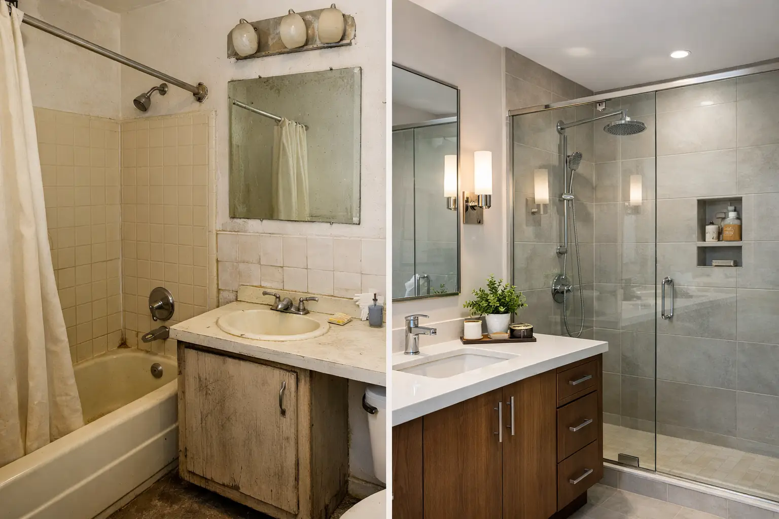 Bathroom Remodel Before After That Works